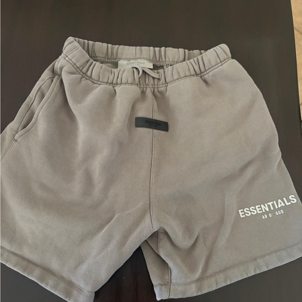 Essentials Fear of God Men's Taupe Athletic Shorts